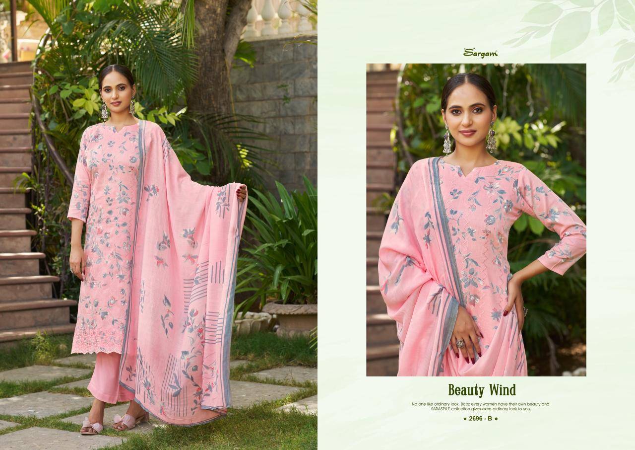 Sargam sherlin Dress materials wholesale suppliers